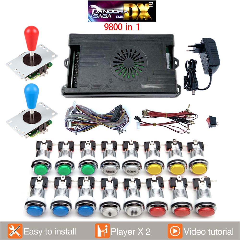 9800 в 1 Pandora Сага DX 2 арк – обзор и цена Trackball Controller Arcade