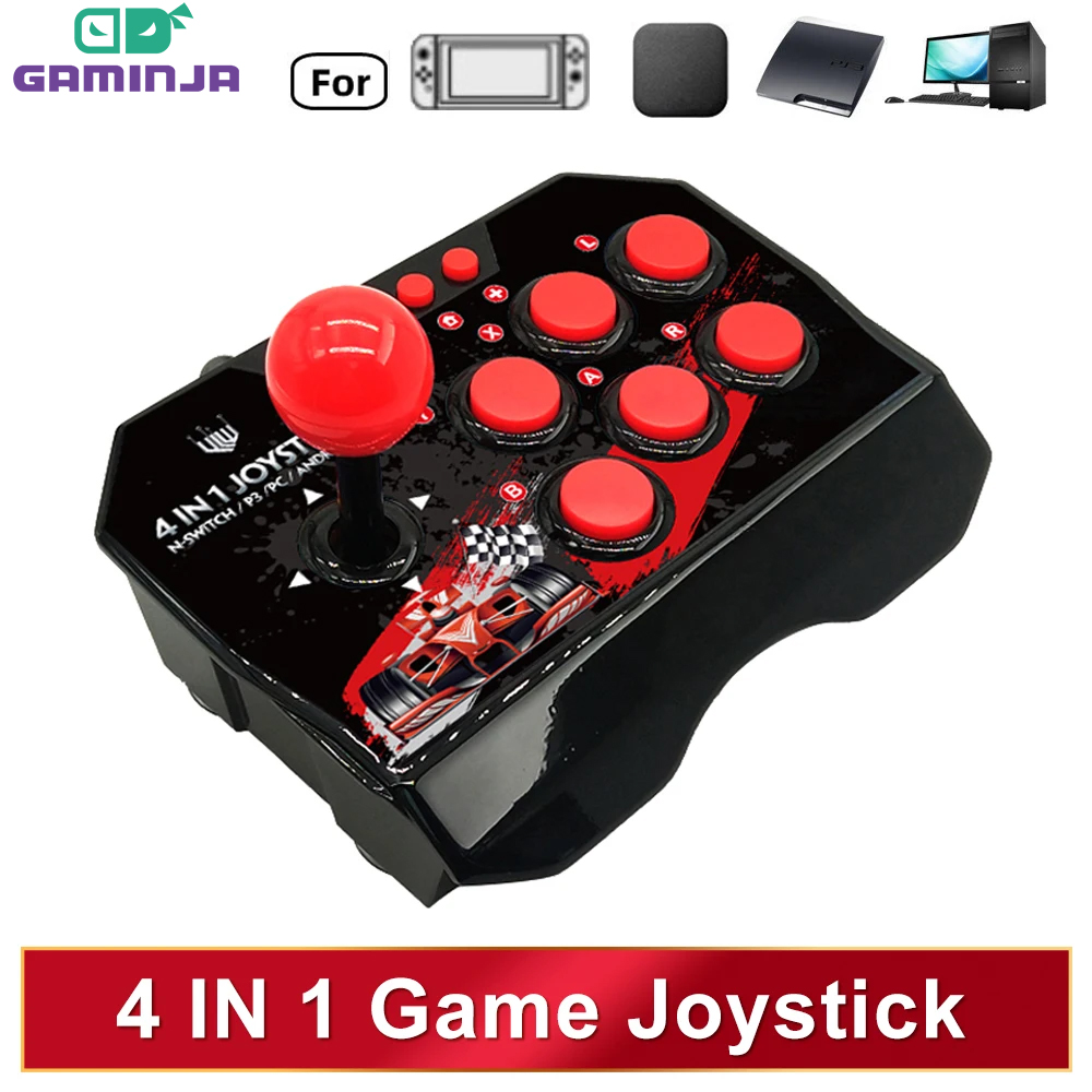 Игровой джойстик GAMINJA 4 в 1 – обзор и цена Arcade Game Jackpot
